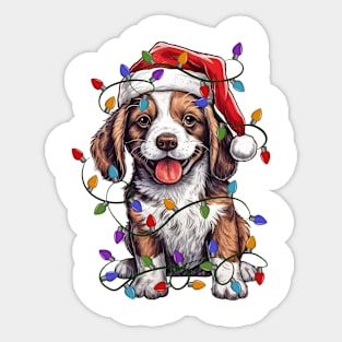 Christmas Puppy Sticker